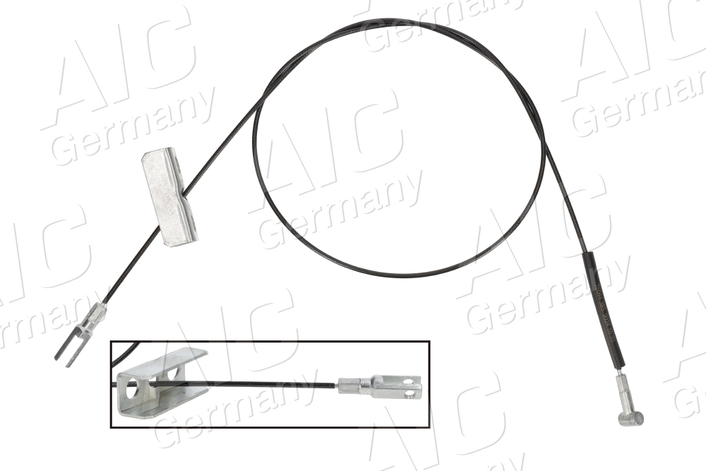 AIC Håndbremsekabel 76044 midten for OPEL RENAULT