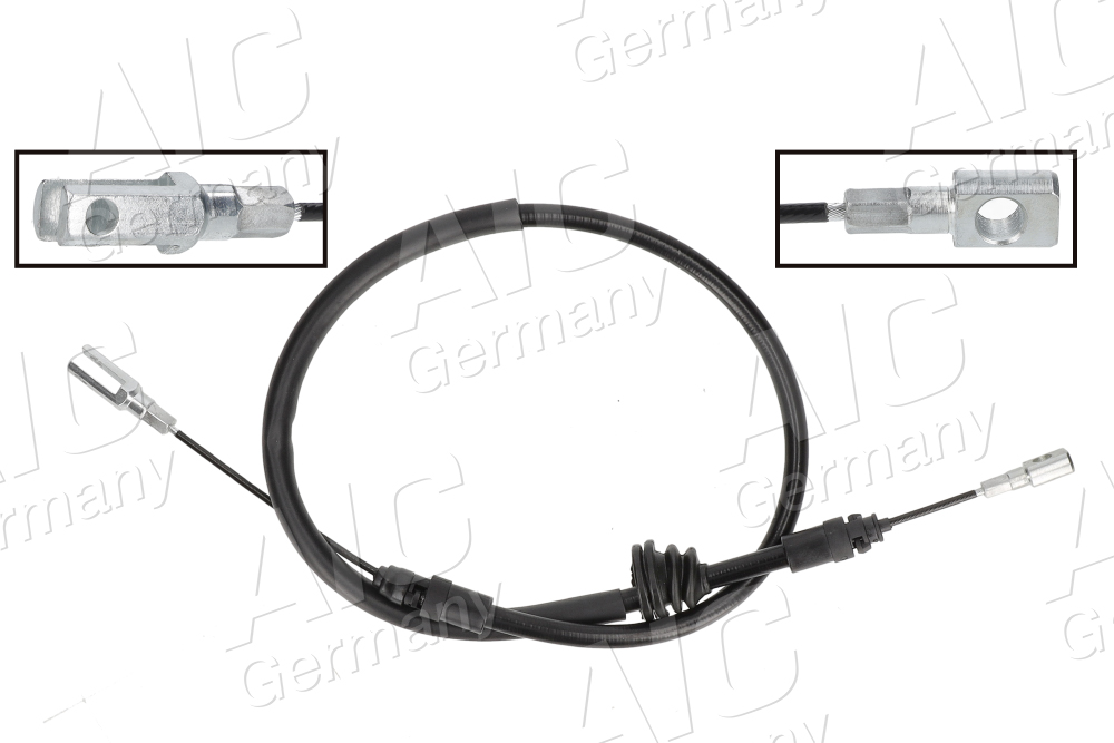 AIC Håndbremsekabel 76050 bagved til højre for OPEL NISSAN RENAULT