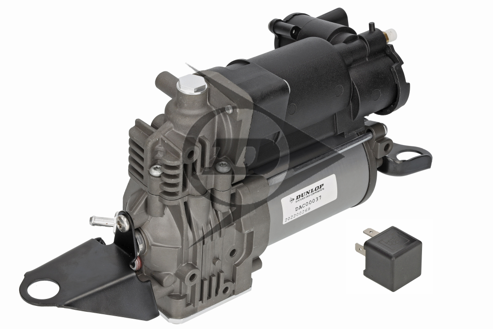 DUNLOP AIRSUSPENSION Kompressor, trykluftanlæg 71290 bagaksel for BMW