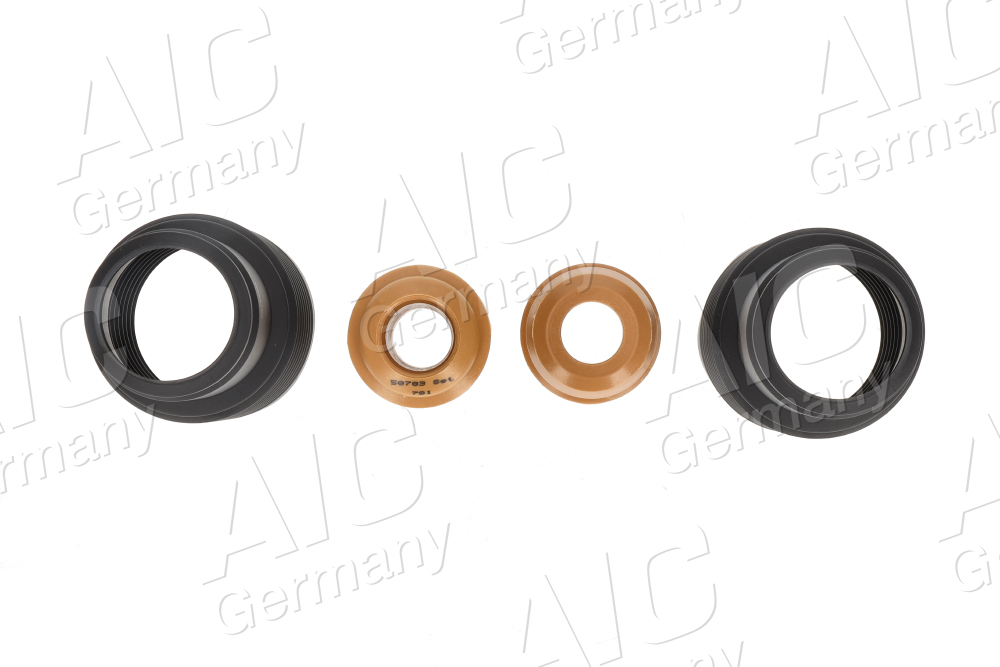 AIC Manchetsæt, støddæmper 58783set Bagaksel højre for PORSCHE