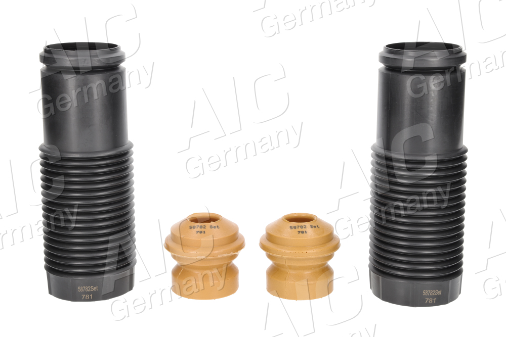 AIC Manchetsæt, støddæmper 58782set Bagaksel højre for PORSCHE