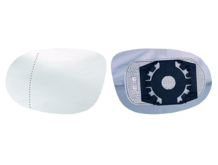 ALKAR Spejlglas, udvendig spejl 6401533 venstre for LANCIA FIAT