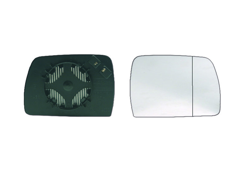 ALKAR Spejlglas, udvendig spejl 6422526 højre for BMW