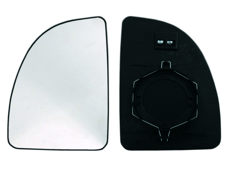 ALKAR Spejlglas, udvendig spejl 6432921 højre for CITROËN FIAT PEUGEOT
