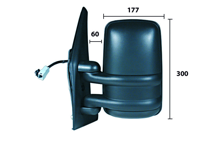 ALKAR Sidespejl 9225902 venstre for OPEL RENAULT