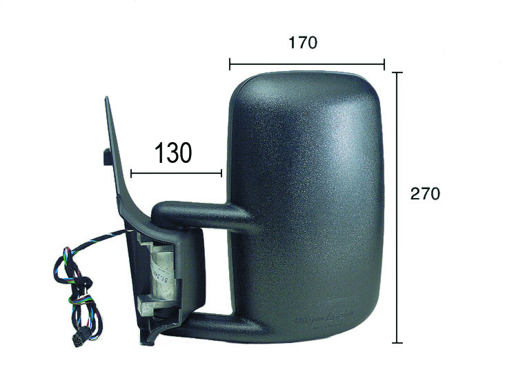 ALKAR Sidespejl 9225966 venstre for MERCEDES-BENZ