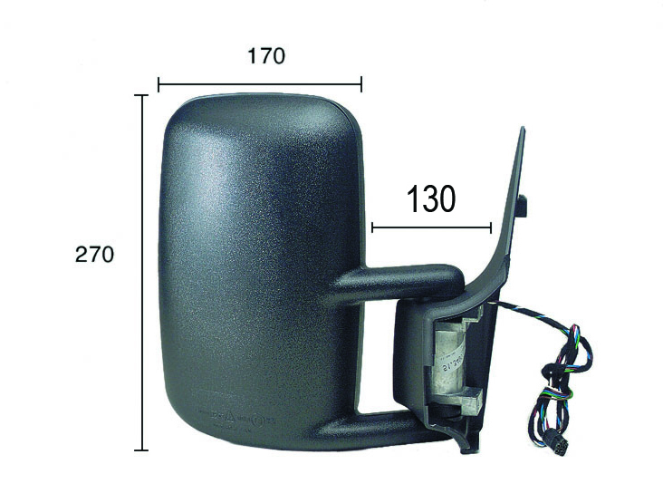 ALKAR Sidespejl 9226966 højre for MERCEDES-BENZ