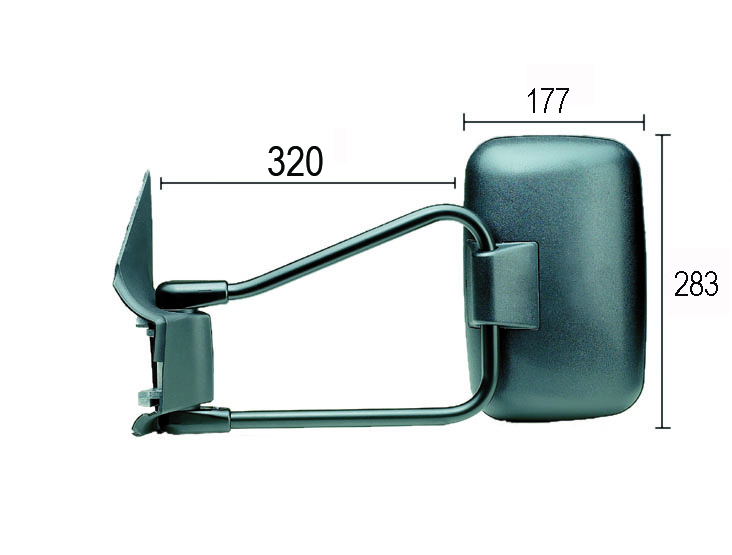 ALKAR Sidespejl 9201962 venstre for MERCEDES-BENZ