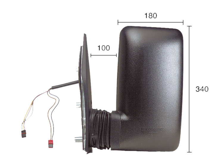 ALKAR Sidespejl 9227977 venstre for IVECO