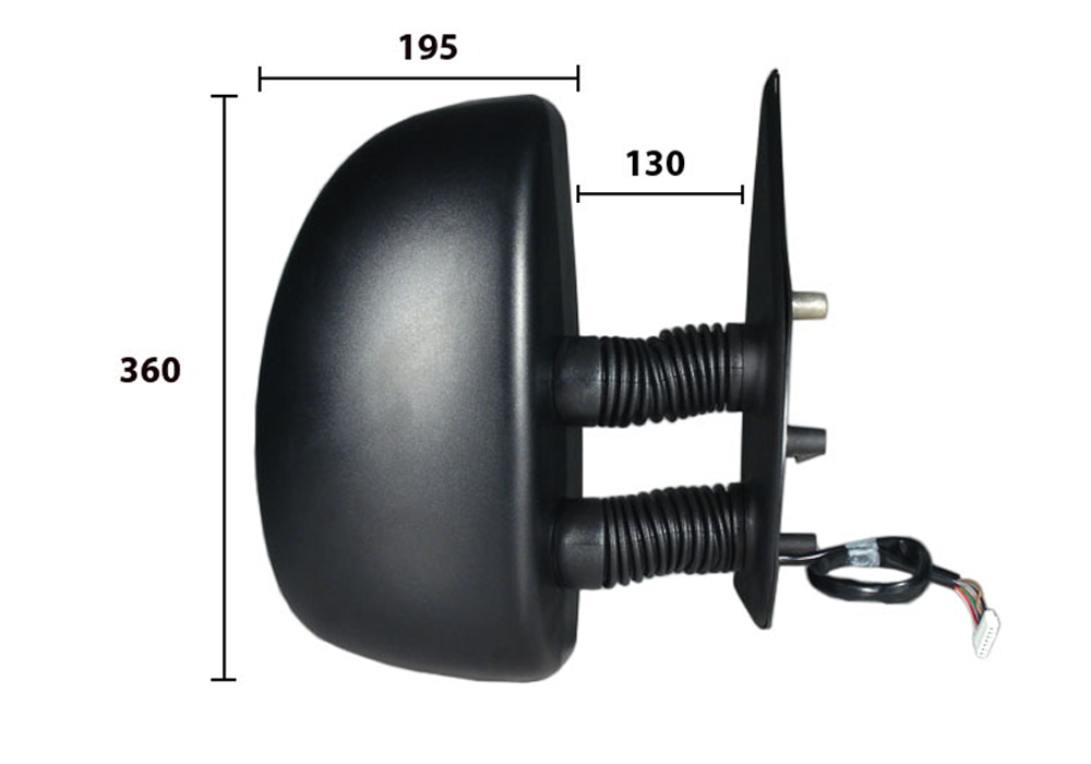 ALKAR Sidespejl 9240921 højre for CITROËN FIAT