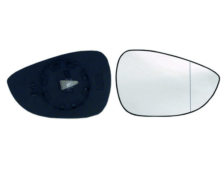 ALKAR Spejlglas, udvendig spejl 6452394 højre for FORD