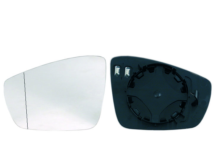 ALKAR Spejlglas, udvendig spejl 6432123 højre for VW