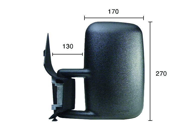 ALKAR Sidespejl 9201910 venstre for VW