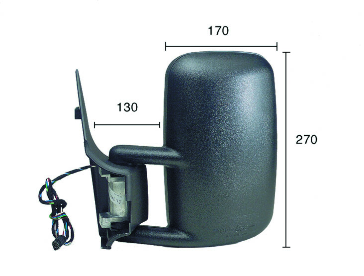 ALKAR Sidespejl 9226910 højre for VW