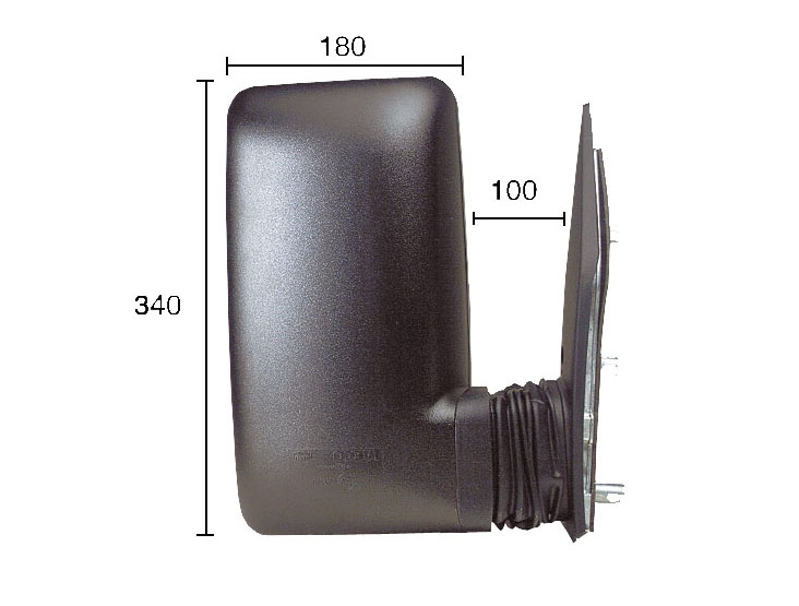 ALKAR Sidespejl 9202977 højre for IVECO