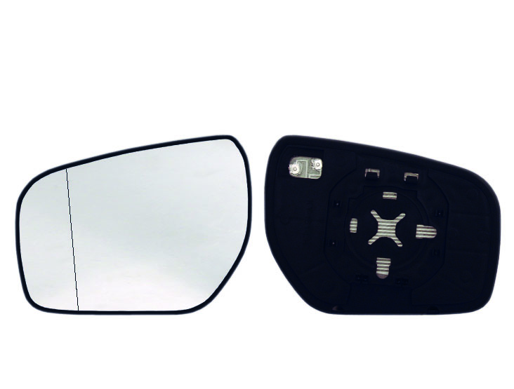 1: Spejlglas, udvendig spejl, ALKAR, højre, b.la. til Renault