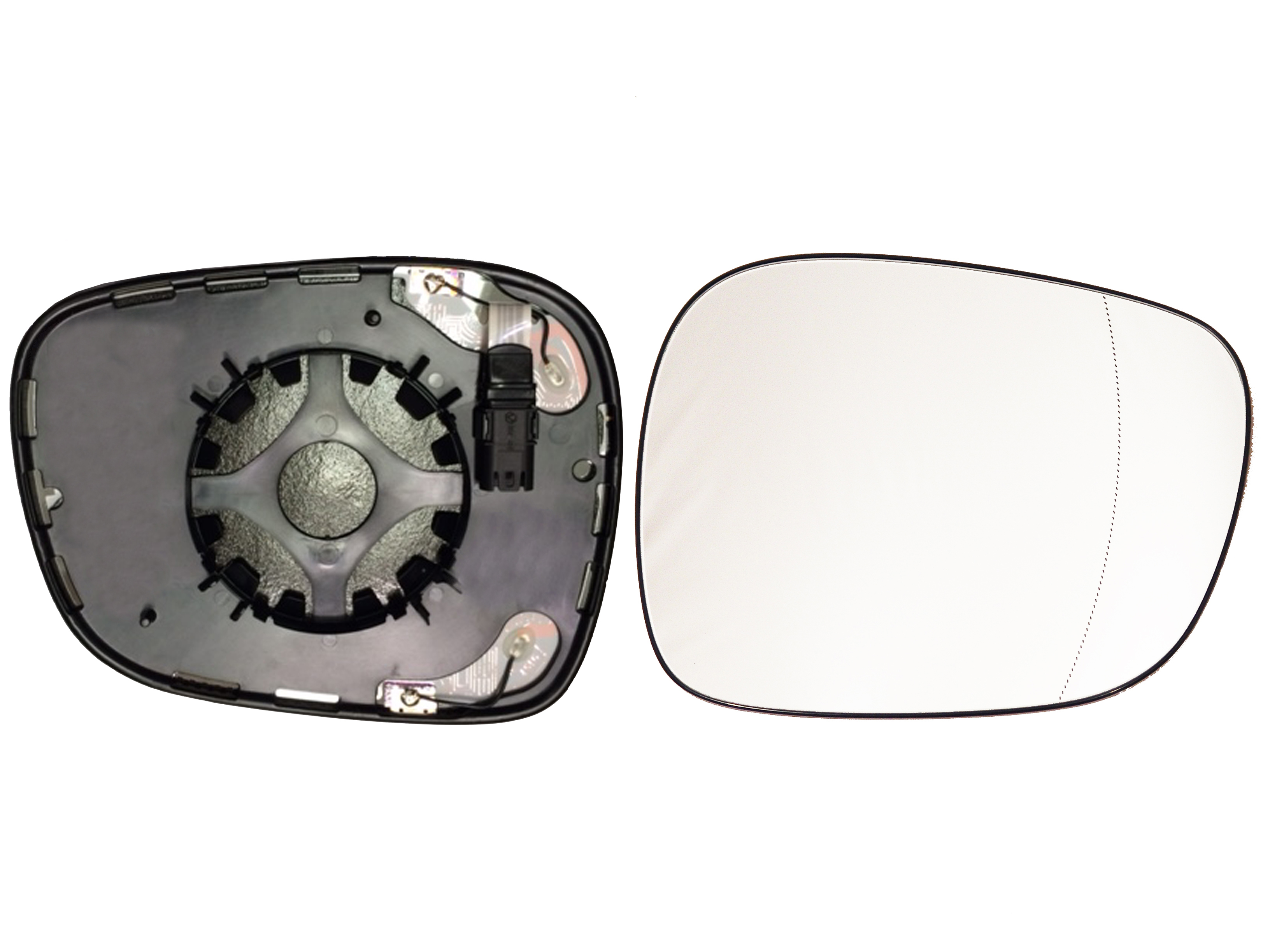 ALKAR Spejlglas, udvendig spejl 6426885 højre for BMW