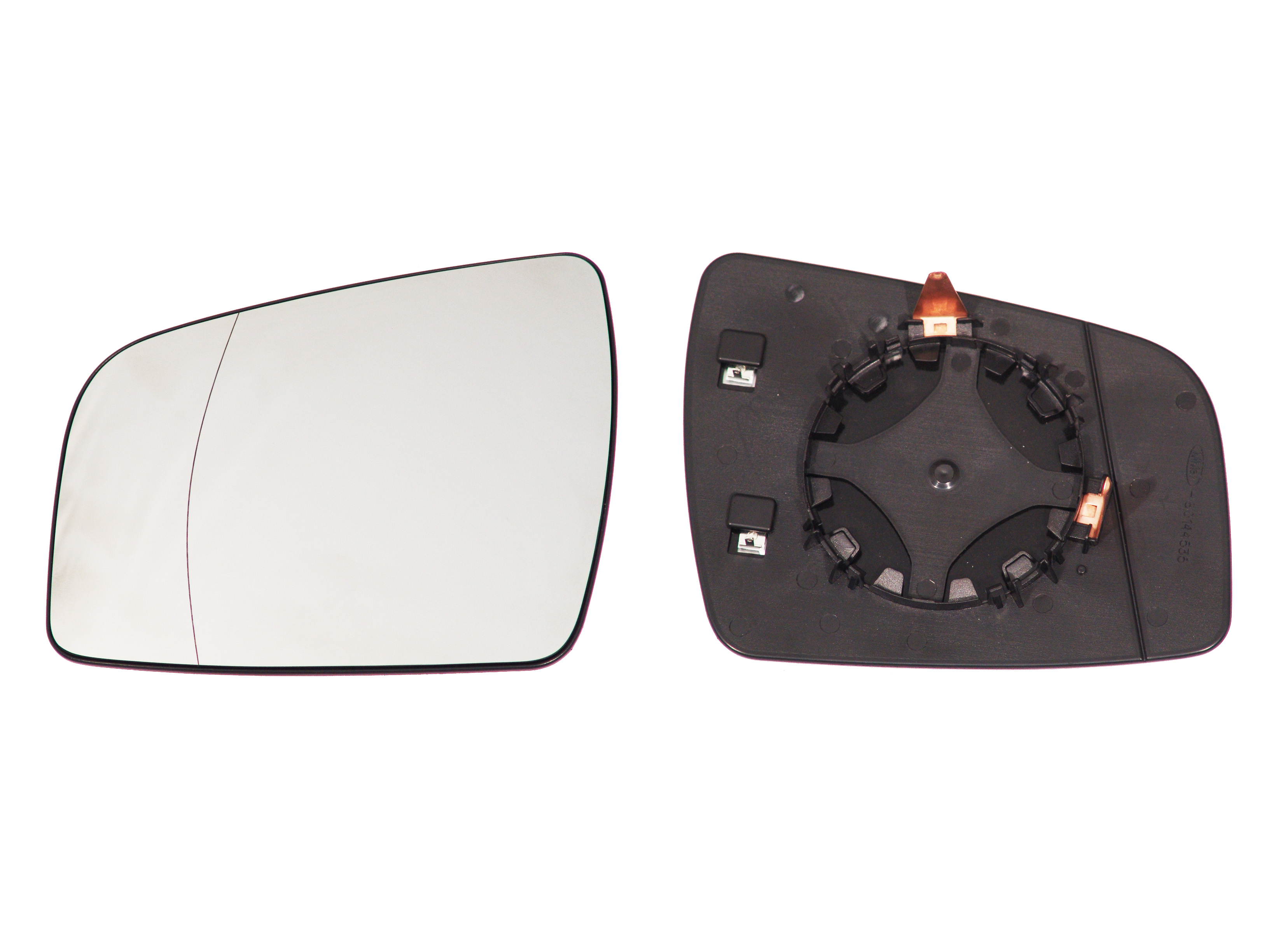 ALKAR Spejlglas, udvendig spejl 6431445 venstre for OPEL