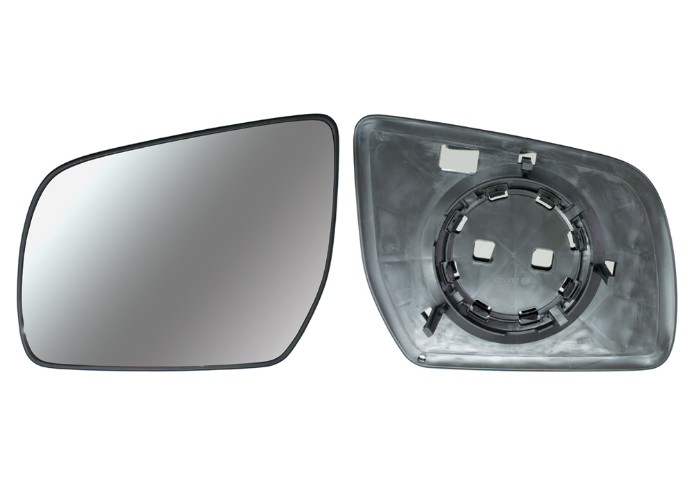 ALKAR Spejlglas, udvendig spejl 6412430 højre for FORD