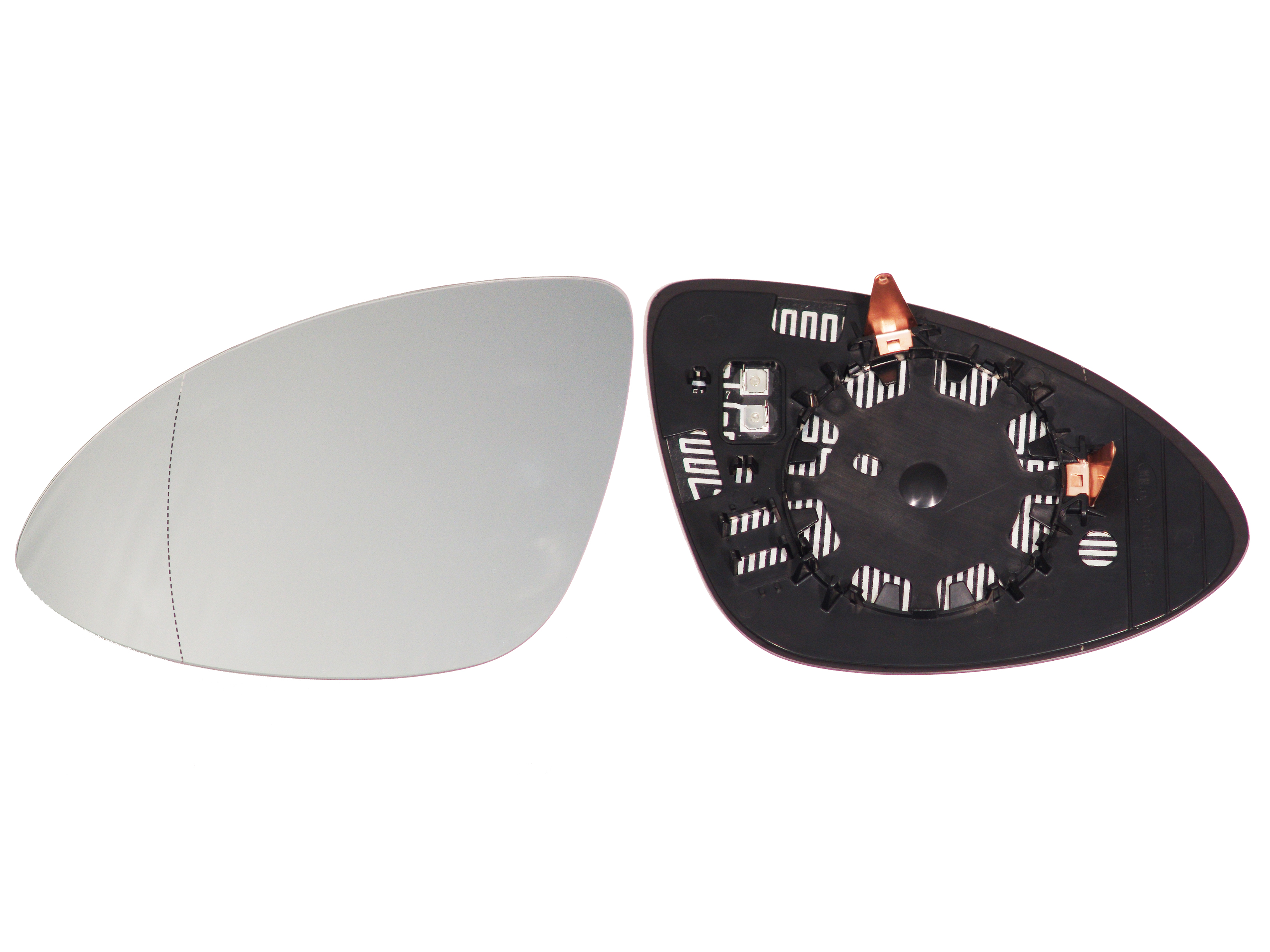 ALKAR Spejlglas, udvendig spejl 6471817 venstre for PORSCHE