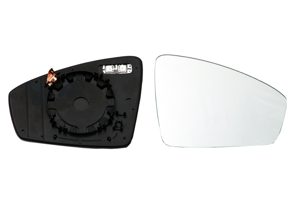 ALKAR Spejlglas, udvendig spejl 6432147 højre for VW