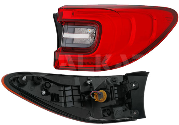 ALKAR Baglygte 2008330 LED højre for RENAULT