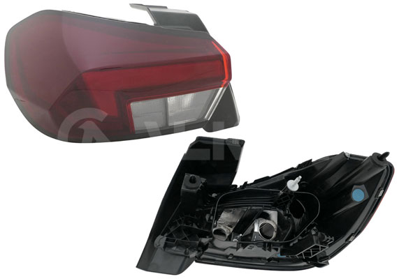 ALKAR Baglygte 2225421 W16W venstre for OPEL