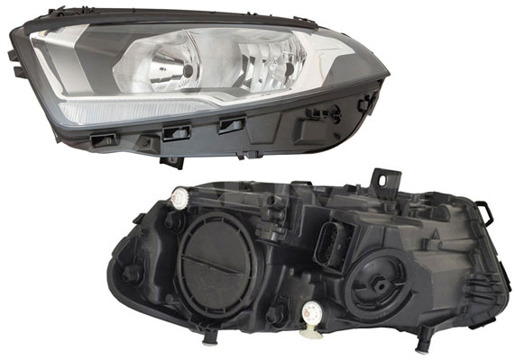 ALKAR Forlygte 2758075 H7 højre for MERCEDES-BENZ