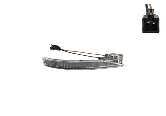 ALKAR Blinklygte 6202208 Sidespejl højre side for DACIA