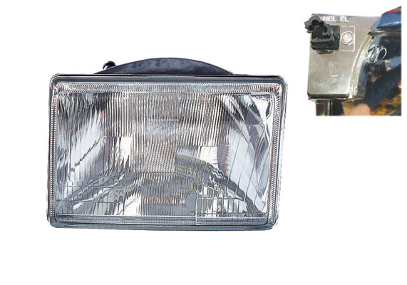 ALKAR Forlygte 2742800 H4 højre for JEEP