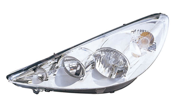 ALKAR Forlygte 2762283 H7/H1 højre for PEUGEOT