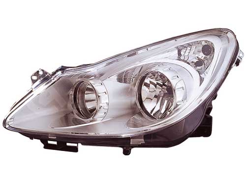 ALKAR Forlygte 2742421 H7/H1 højre for OPEL