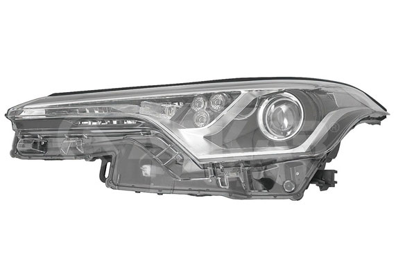 ALKAR Forlygte 2741023 PY21W venstre for TOYOTA