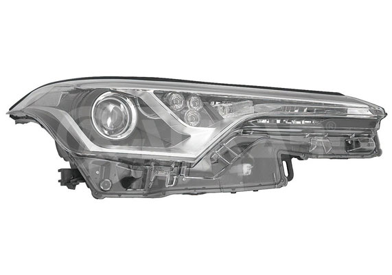 ALKAR Forlygte 2742023 PY21W højre for TOYOTA