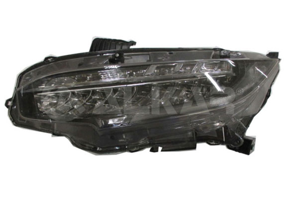 ALKAR Forlygte 2761945 LED venstre for HONDA