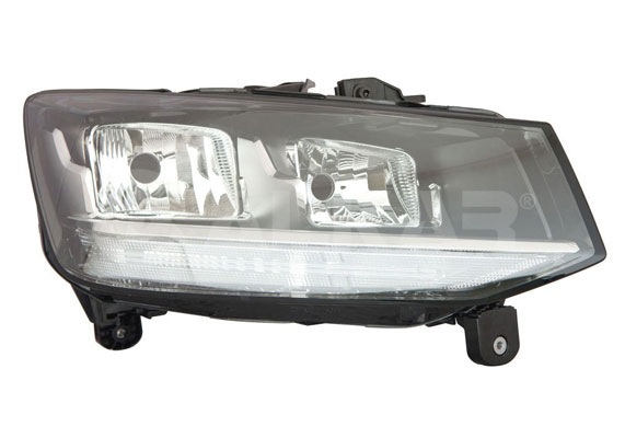 ALKAR Forlygte 2742051 H7/H7 højre for AUDI