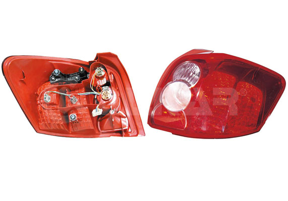 ALKAR Baglygte 2202034 WY21W højre for TOYOTA