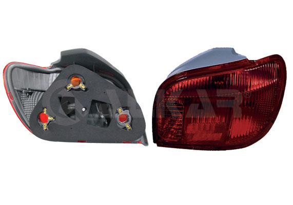 ALKAR Baglygte 2212268 W21/5W højre for TOYOTA