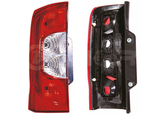 ALKAR Baglygte 2211351 P21/4W venstre for FIAT CITROËN PEUGEOT