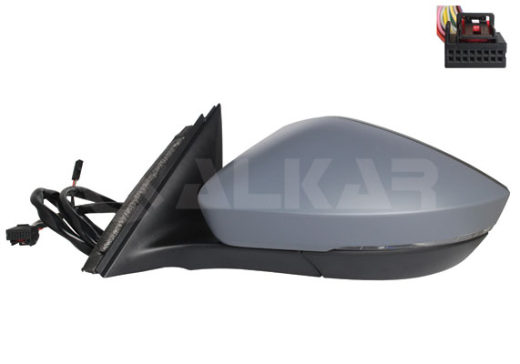 ALKAR Sidespejl 6143735 venstre for SKODA
