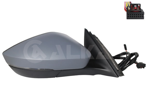 ALKAR Sidespejl 6144735 højre for SKODA