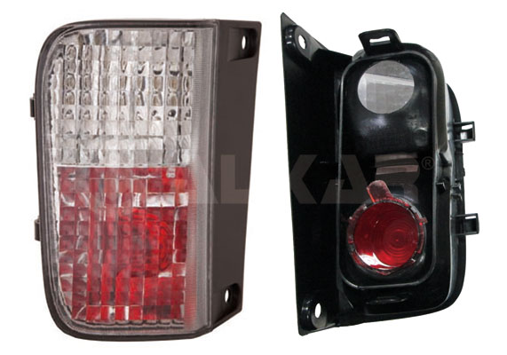 ALKAR Baglygte 2241751 P21W venstre for NISSAN OPEL RENAULT