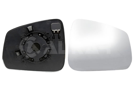 ALKAR Spejlglas, udvendig spejl 6432830 højre for VW