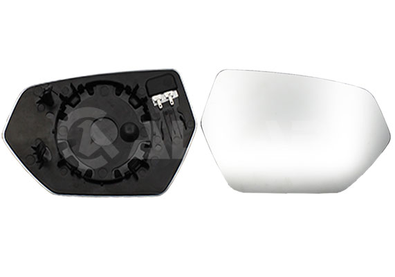 ALKAR Spejlglas, udvendig spejl 6432074 højre for SEAT