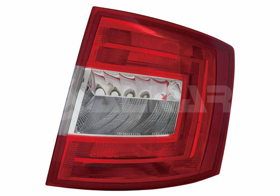 ALKAR Baglygte 2216569 PY21W højre for SKODA