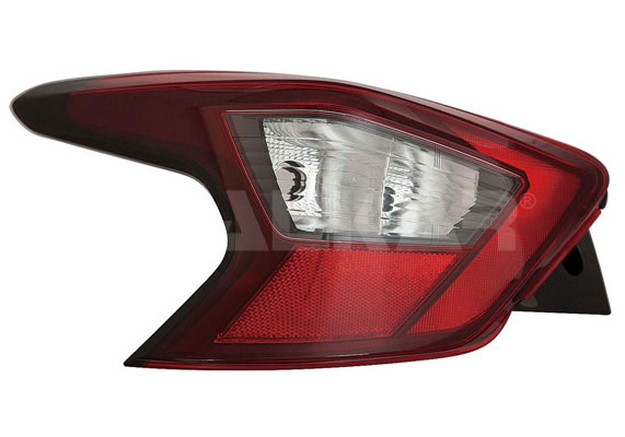 ALKAR Baglygte 2221568 W21/5W venstre for NISSAN