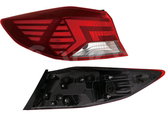 ALKAR Baglygte 2241618 PY21W venstre for HYUNDAI