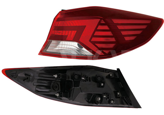 ALKAR Baglygte 2242618 PY21W højre for HYUNDAI