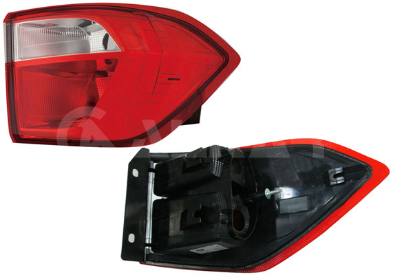 ALKAR Baglygte 2202359 PY21W højre for FORD