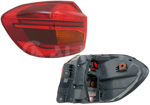 ALKAR Baglygte 2213831 H21W venstre for BMW